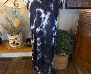 Caution To The Wind Navy Blue Top